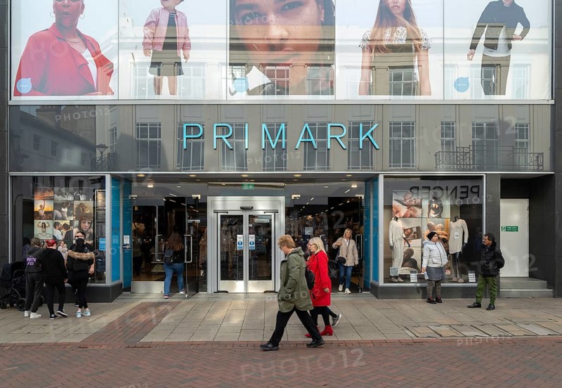 Primark shop in town centre of Ipswich, Suffolk, England, UK