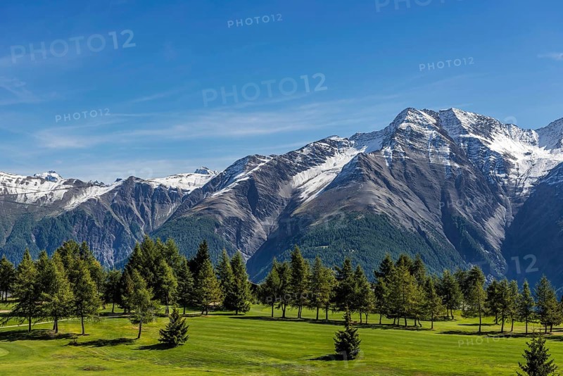 Europe's highest 9-hole golf course, golf, tourism, travelling, Riederalp, Valais, Switzerland, Europe