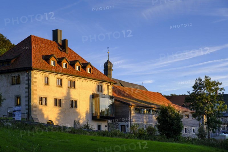 Monastery, Kreuzberg in der Rhön, Kreuzberg near Bischofsheim, Rhön, Lower Franconia, Bavaria, Germany, Europe