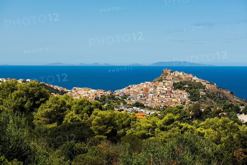 Picturesque town by the sea, Castelsardo, Sardinia, Italy, Europe