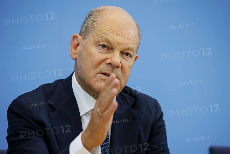 Olaf Scholz (SPD), Federal Chancellor, presents the 2025 budget at the BPK. Berlin, 05.07.2024. Photographed on behalf of the Federal Ministry of Finance