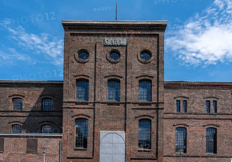 Carl Colliery in Essen, former coal mine in Essen-Altenessen, today an art and cultural centre, Malakow Tower, North Rhine-Westphalia, Germany, Europe
