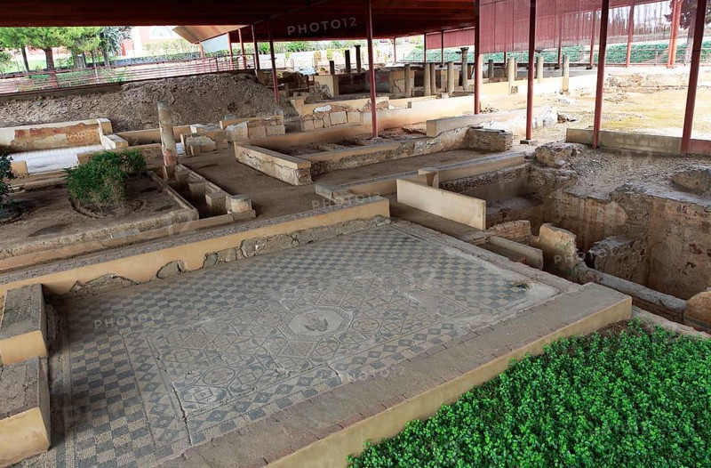 Casa del Mitreo Roman villa site, Merida, Extremadura, Spain, Europe