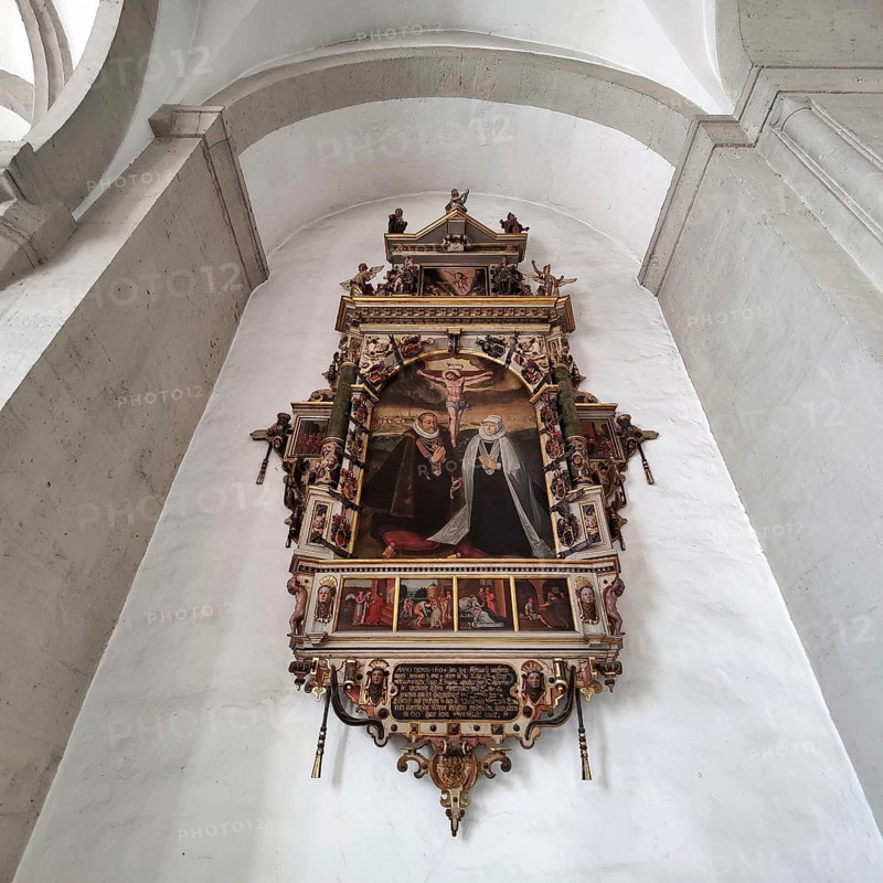 Epitaph, Memorial to Elisabeth von der Schulenburg, Cathedral, Cathedral Church of St Blasii, Braunschweig, Lower Saxony, Germany, Europe