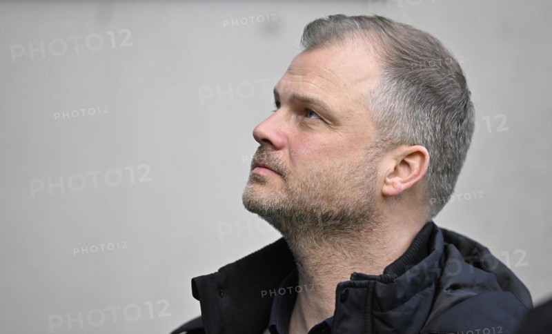 Sports Director Fabian Wohlgemuth VfB Stuttgart portrait, looking upwards, PreZero Arena, Sinsheim, Baden-Württemberg, Germany, Europe