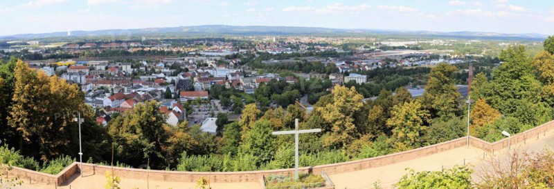 View of Homburg Saar from the Schlossberg