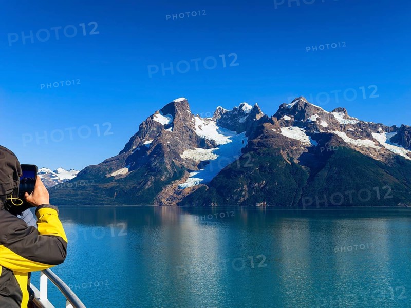 Drive through the Bay of Last Hope to the Balmaceda Glacier, Puerto Natales, Patagonia, Chile, South America