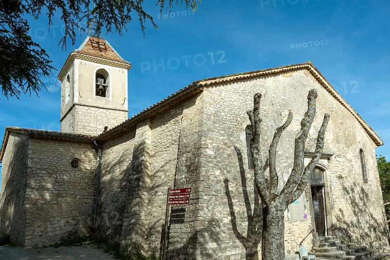 Banon. The Upper Church. Alpes-de-Haute-Provence. Provence-Alpes-Côte d'Azur. France