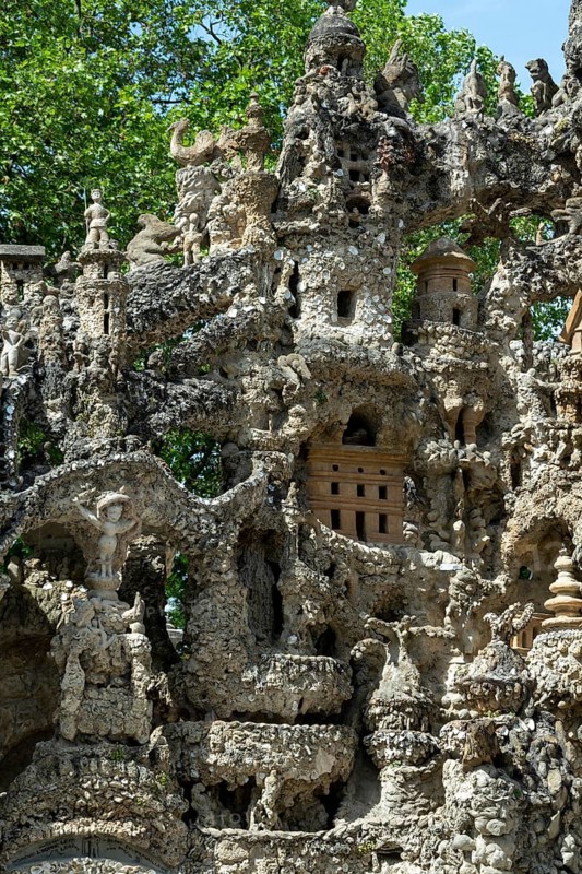 Hauterives. Postman Ferdinad Cheval's Ideal Palace, naive art, Drôme, Auvergne-Rhone-Alpes, France, Europe