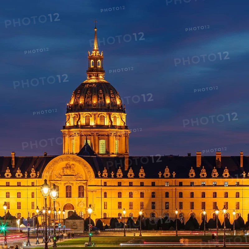 Invalides Cathedral, Seine, Invalides, Paris, Ile de France, France, Paris, Ile de France, France, Europe