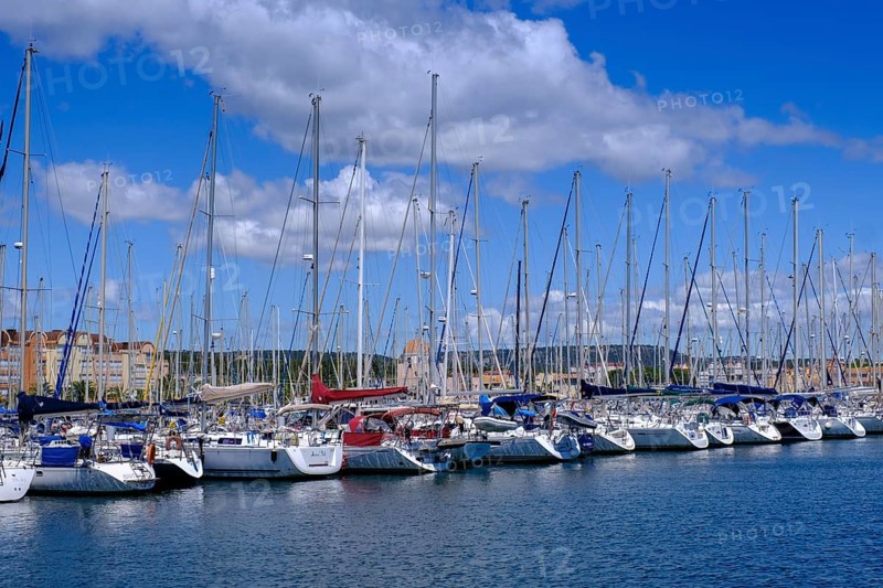 Harbour, Port de Gruissan, Département Pyrénées-Orientales South of France, France, Europe