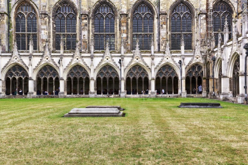 Canterbury Cathedral, The Cathedral of Christ Church, Cloister, Canterbury, Kent, England, Great Britain