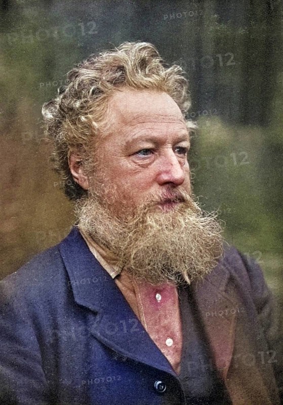William Morris (1834-1896) English socialist, craftsman and poet. Arts and Crafts movement, Historic, digitally restored reproduction from a 19th century original, Record date not stated