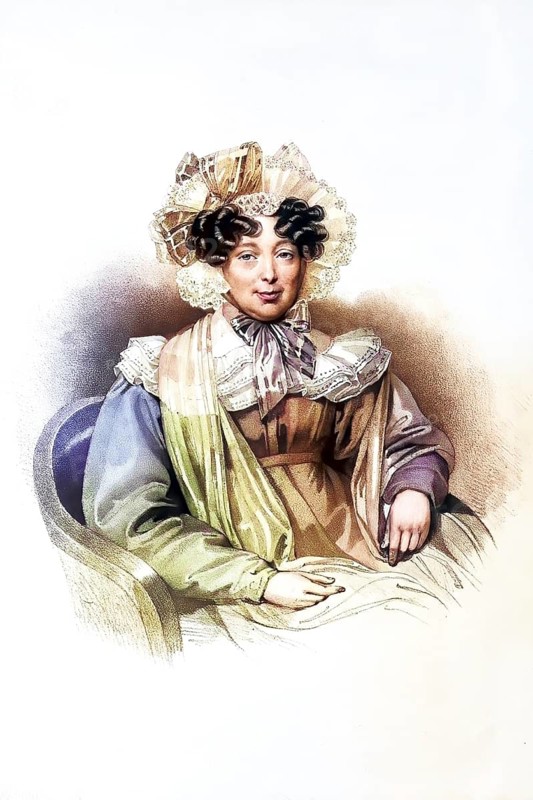Princess Sophie Therese Johanna von der Leyen, née Countess von Schönborn-Buchheim (1798-1876), Historical, digitally restored reproduction from a 19th century original, Record date not stated