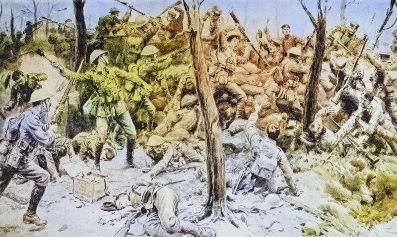 The heroes of Delville Wood: the glorious defence of the South Africans in July 1916, Historical, digitally restored reproduction from a 19th century original, Record date not stated