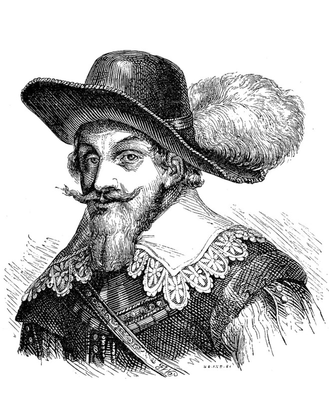 Hans Georg von Arnim-Boitzenburg, 1583 in Boitzenburg, 28 April 1641, often also known as Johann Georg von Arnim, was a field marshal and diplomat during the Thirty Years' War, Historical, digital reproduction of an original from the 19th century