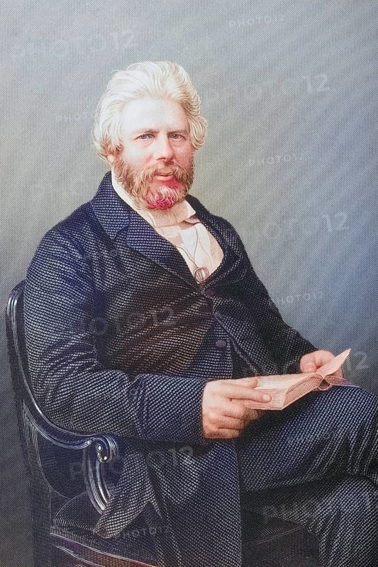 Robert Chambers, 1802-1871, Scottish author, publisher and natural philosopher. Painted by DJPound after a photograph by Mayall. From the book The Drawing-Room of Eminent Personages, Volume 2, published in London 1860, digitally restored reproduction from a 19th century original, record date not stated