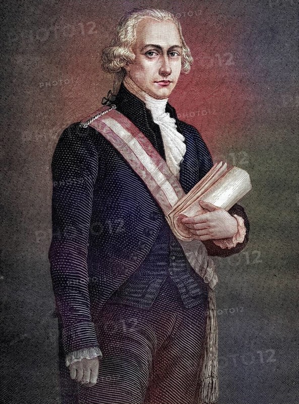 Jean-Nicolas Pache (born 5 May 1746 in Paris, died 18 November 1823 in Thin-le-Moutier) was a politician during the French Revolution who headed the Ministry of War from 18 October 1792 to 4 February 1793, Historical, digitally restored reproduction from a 19th century original, Record date not stated