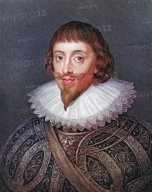 John Powlett, also spelt Paulet, 5th Marquess of Winchester, 1598-1675, English Royalist. From the book Lodges British Portraits, published in 1823, Historical, digitally restored reproduction from a 19th century original, Record date not stated
