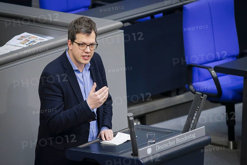Lukas charburner, MP, FDP, speaks in the German Bundestag. Berlin, 01.02.2024
