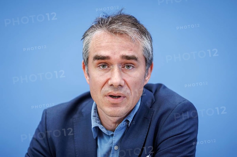 Benjamin Steinitz, Managing Director of the Federal Association RIAS e.V. (Federal Association of Research and Information Centres on Antisemitism), recorded at a press conference to present the Annual Report Antisemitic Incidents in Germany 2023 in Berlin, 25 June 2024