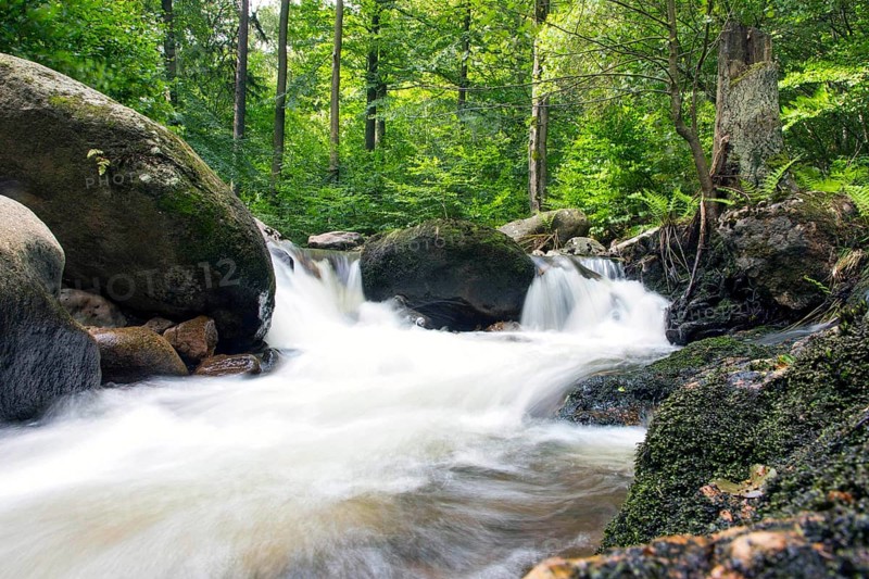 Waterfalls in Ilsetal, Ilsenburg, 22/08/2014, Ilsenburg, Germany, Europe
