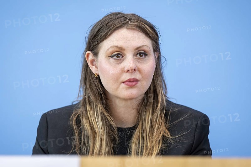 Ariel Elbert, board member of Keshet Germany, recorded during a press conference at the Federal Press Conference Centre on the topic: Antisemitic alliances after 7 October, Civil Society Situation Report on Antisemitism in Berlin, 6 June 2024