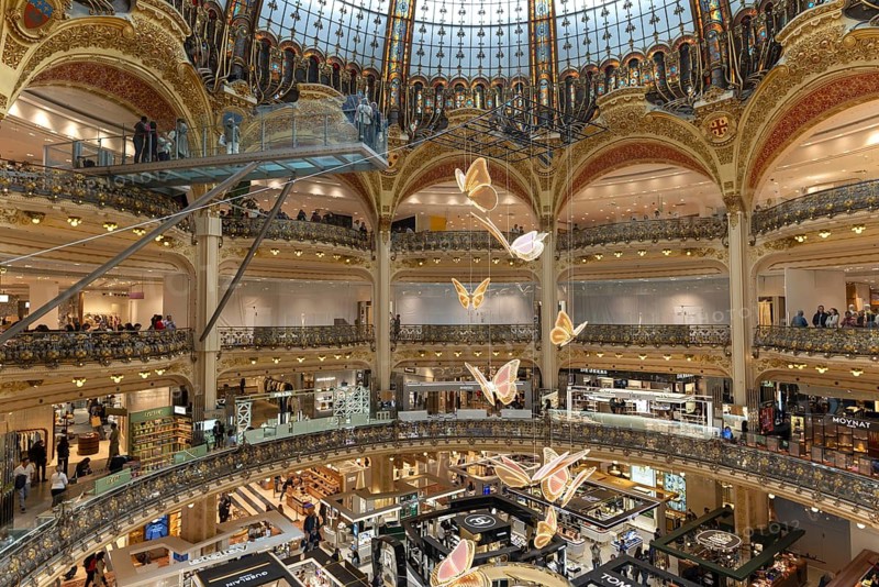Galeries Lafayette department stores', Paris, Île-de-France, France, Europe