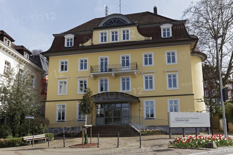 Badenweiler Literary Museum, Chekhov Salon, spa town of Badenweiler, Black Forest, Markgräflerland, Baden-Württemberg, Germany, Europe