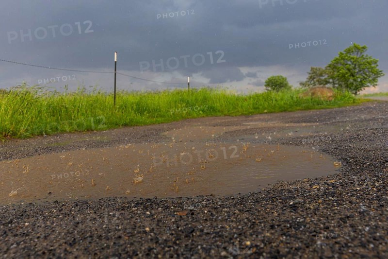 Storm on the Triebenberg near Dresden, Dresden, Saxony, Germany, Europe