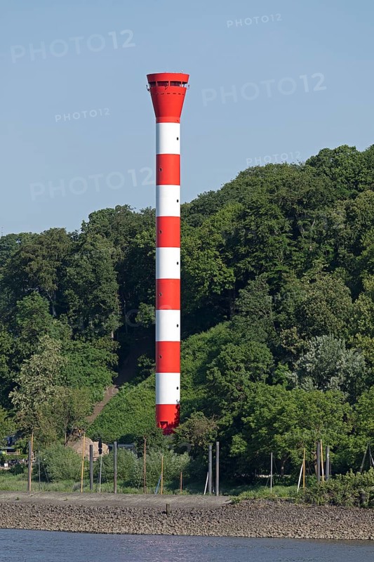 Mühlenberg Lighthouse, Blankenese, Hamburg, Germany, Europe