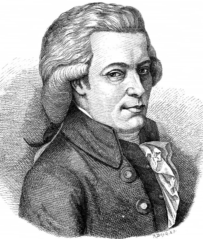 Wolfgang Amadeus Mozart (Salzburg 1756, 1791 Vienna) portrait, father composer, son genius as composer and pianist, fame, honour, admiration, concerts, history of German music, historical illustration 1892