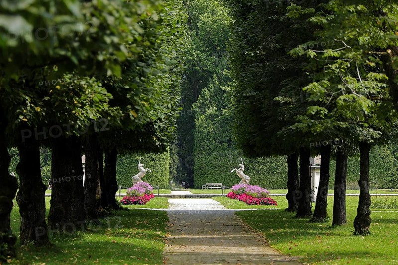Hellbrunn Palace, pleasure palace, Salzburg, Austria, palace park, Europe