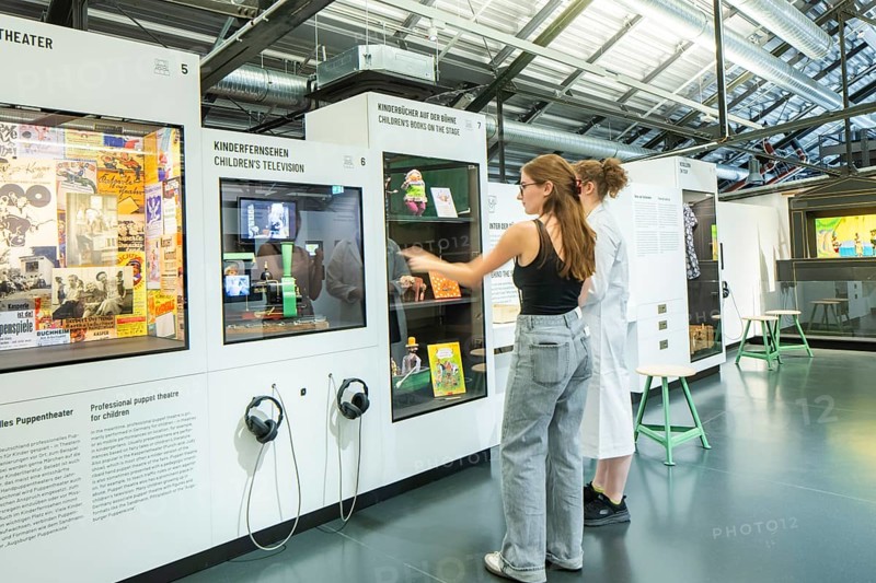 The puppet theatre collection of the Staatliche Kunstsammlungen Dresden (SKD), one of the largest of its kind in the world, will open its doors at its new location on 7 September: the power plant Mitte will not only house 12, 000 marionettes, hand puppets and other theatre figures on around 2, 600 square metres, but also entire stages and the extensive archive, a total of over 100, 000 objects, will find an appropriate place. In future, there will be two exhibitions that can be visited independently of each other: The permanent basic exhibition will present highlights from the collection such as marionettes developed at the Weimar Bauhaus and the Hohnsteiner Kasper, the ancestor of many modern German hand puppet puppets., Puppet theatre collection at the new location in power plant Mitte, Dresden, Saxony, Germany, Europe