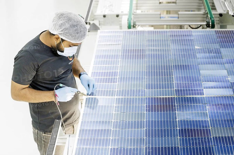 Production of solar systems for research purposes at the Pandit Deendayal Energy University (PDEU) in Gujarat, India, 15/09/2024, Asia