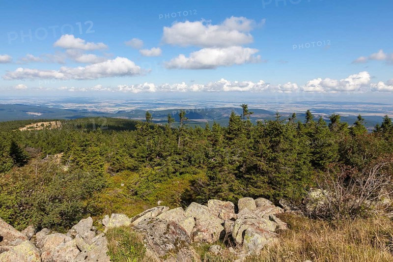 On the summit of the Brocken, Harz Mountains, Saxony-Anhalt, Germany, Europe