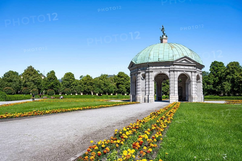 Diana Temple in the Hofgarten, Old Town, Munich, Upper Bavaria, Bavaria, Germany, Europe