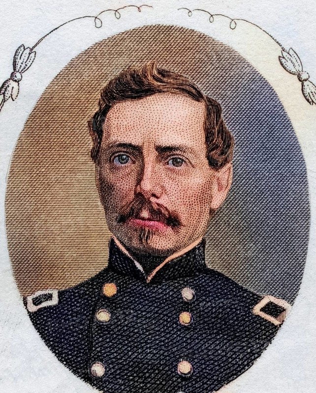 General Pierre Gustave Toutant Beauregard, 1818-1893, Confederate General in the American Civil War, Historical, digitally restored reproduction from a 19th century original, Record date not stated