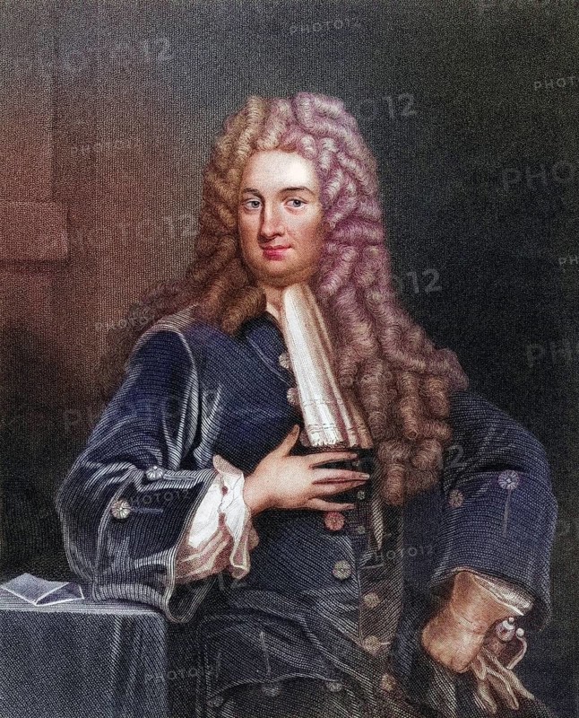 John Radcliffe 1652 to 1714 English doctor, physician, Historical, digitally restored reproduction from a 19th century original, Record date not stated