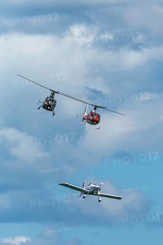 Team Raven and Gazelle Squadron, Formation Aerobatic Display Team, Airshow, England, United Kingdom, Europe