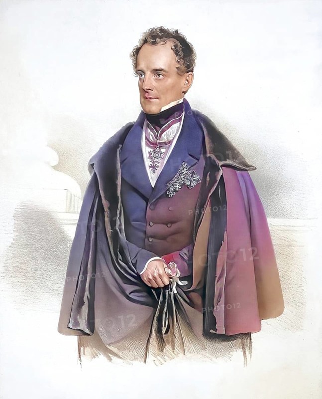 Franz Freiherr von Löhr (1766-1848), Chancellery Director of the Imperial and Royal Obersthofmeister Office, Court Councillor, Chamberlain, Historical, digitally restored reproduction from a 19th century original, Record date not stated