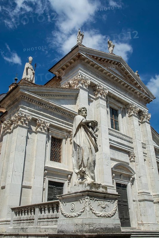 Urbino Cathedral is a Roman Catholic cathedral in the city of Urbino, dedicated to the Assumption of the Blessed Virgin Mary, Urbino, Marche, Italy, Europe