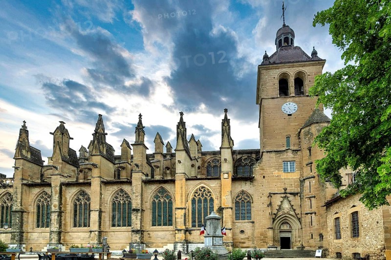 Saint-Antoine l'Abbaye labeled Les Plus Beaux Villages de France, Abbey church, Isère, Auvergne-Rhone-Alpes, France, Europe