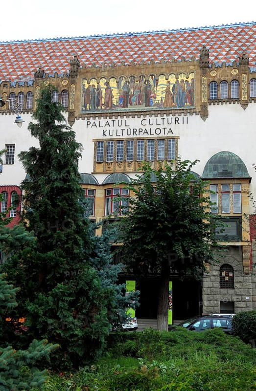 City of Targu Mures, Neumarkt am Mieresch, Palace of Culture at Piata Trandafirilor, Rose Square, city centre, Romania, Europe