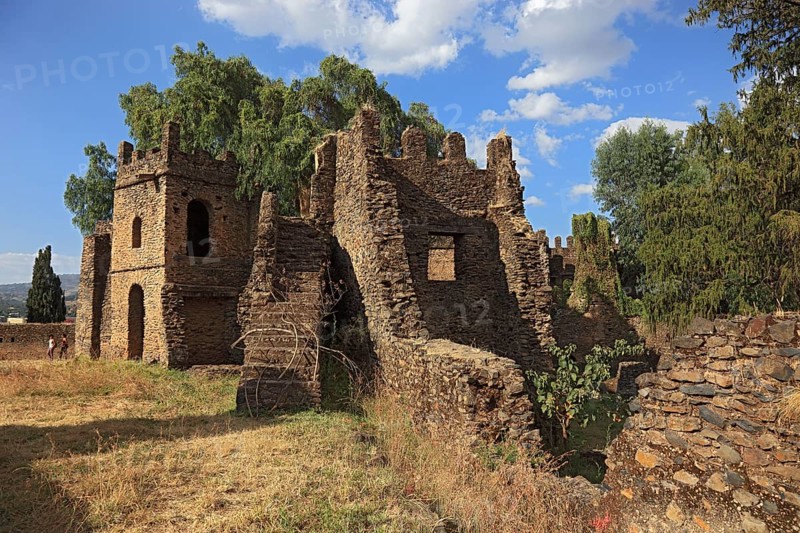 Amhara region, in the Gemp palace complex in Gondar, Gonder, UNESCO, world, heritage, cultural heritage, Ethiopia, Africa