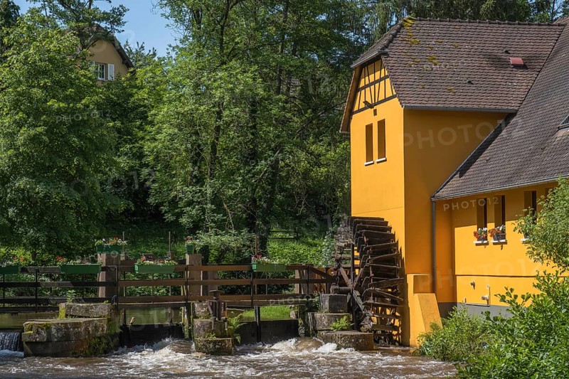 Moulin de la Walk, fulling mill, Wissembourg, Alsace, France, Europe