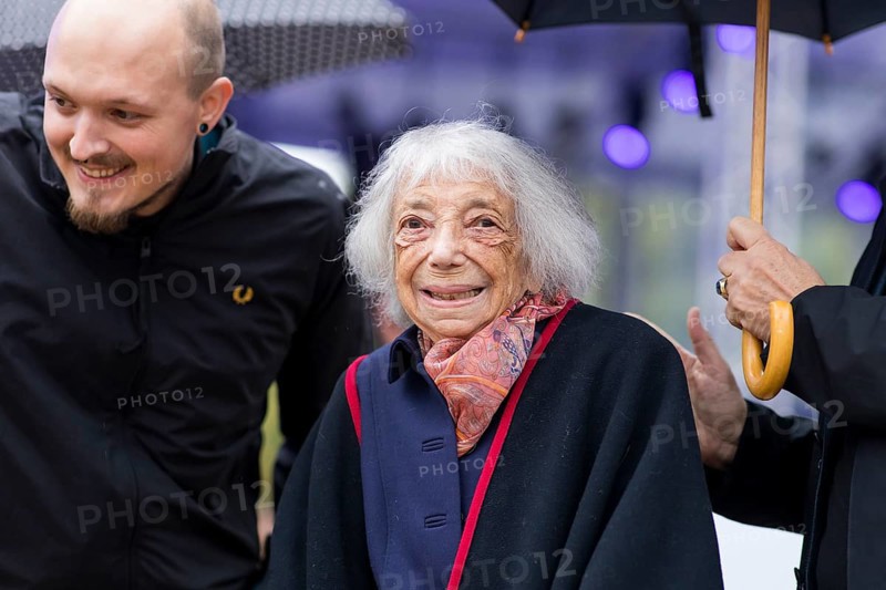 Margot Friedländer (Holocaust survivor) at the Federal President's Citizens' Festival in Bellevue Palace Gardens, Berlin, 13/09/2024