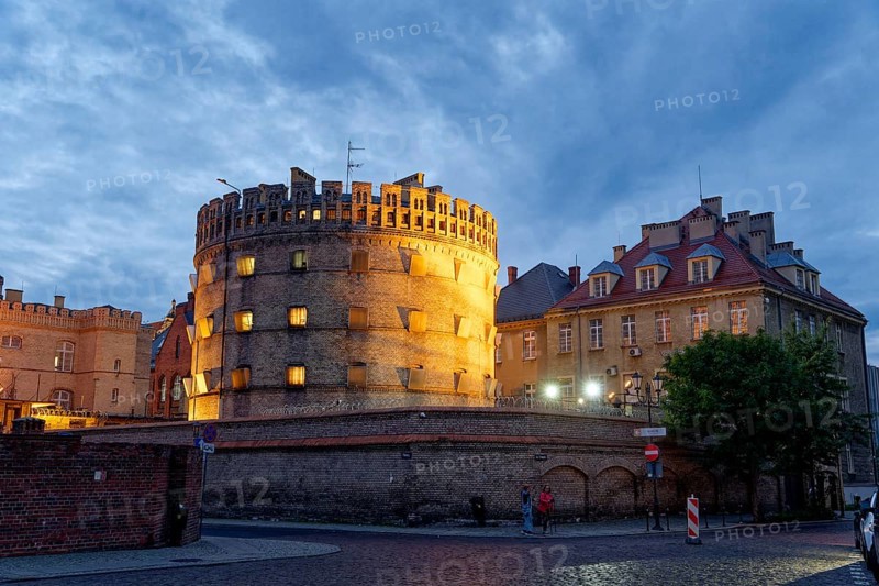Areszt sledczy, the prison of Torun, in the medieval old town of TorunThe historic old town of Torun is a UNESCO World Heritage Site. Torun, Kujawsko-Pomorskie, Poland, Europe