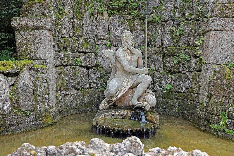 Hellbrunn Palace, pleasure palace, trick fountains, Salzburg, Austria, Europe