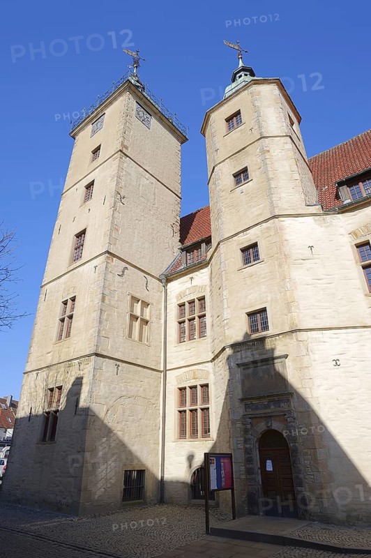 Hohe Schule, home of the music school and adult education centre, Burgsteinfurt, Steinfurt, Münsterland, North Rhine-Westphalia, Germany, Europe
